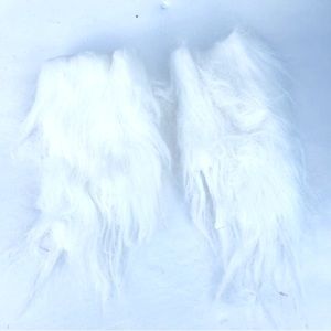 Vintage White Cat Costume Paws
